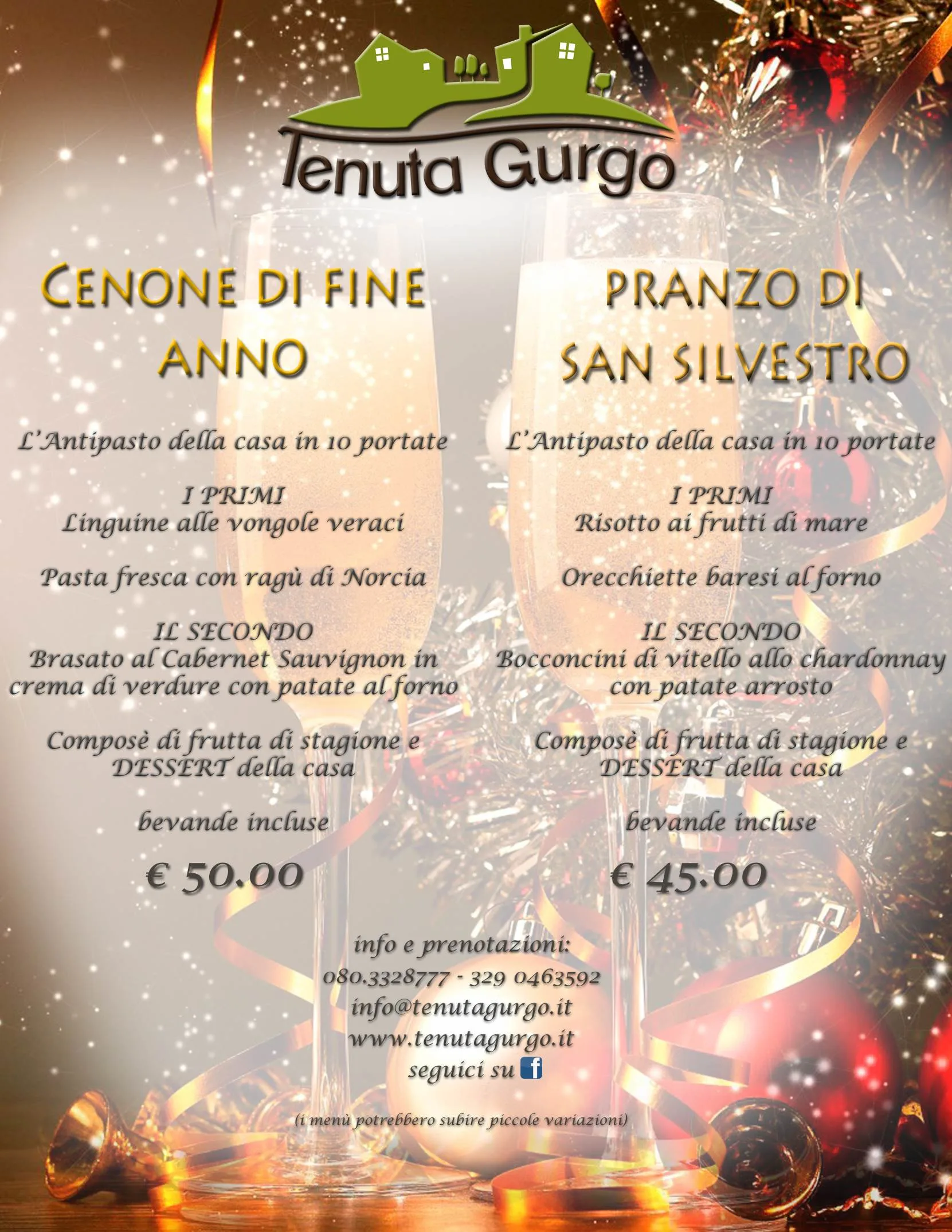 Cenone di capodanno 2015